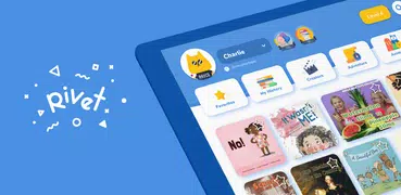 [App em inglês] Rivet: Leitura para crianças