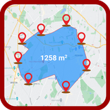GPS 지도 지역 계산자