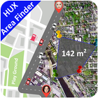 آیکون‌ HUX Area Finder - Acreage Calculator, Area Measure