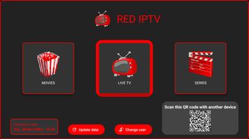 Red IPTV Tv Affiche