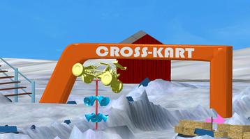 Cross-Kart Ice Racing VR تصوير الشاشة 2