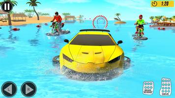 Water Surfing Taxi Simulator - Water Racing Games الملصق