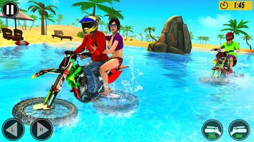 Water Surfing Taxi Simulator - Water Racing Games تصوير الشاشة 1