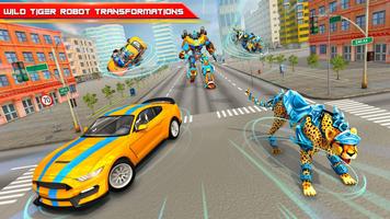 Wild Cat Robot Transform Games постер