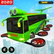 Flying Bus Army Robot Hero : Robot Games