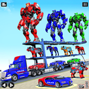 Police Robot Transports Truck APK