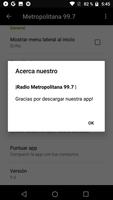 Radio Metropolitana 99.7 capture d'écran 3