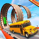 Real School Bus Mega Ramp Stunts Simulator icon