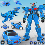 Dino Robot Transform Bike Game biểu tượng