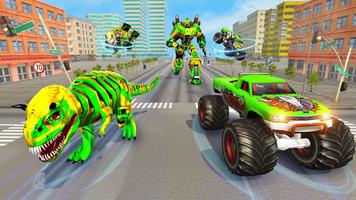 Dino Robot Transform Bike Game ảnh chụp màn hình 3