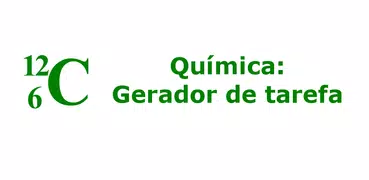 Química: Gerador de tarefa