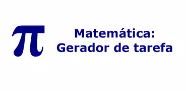 Matemática: Gerador de tarefa