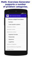 Math: Exercises Generator スクリーンショット 2