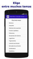Matemáticas Generador de tarea captura de pantalla 2