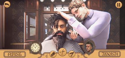 Hair Chop 3d-Barber Shop Games โปสเตอร์