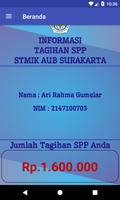 Informasi SPP Mahasiswa STMIK AUB Surakarta পোস্টার