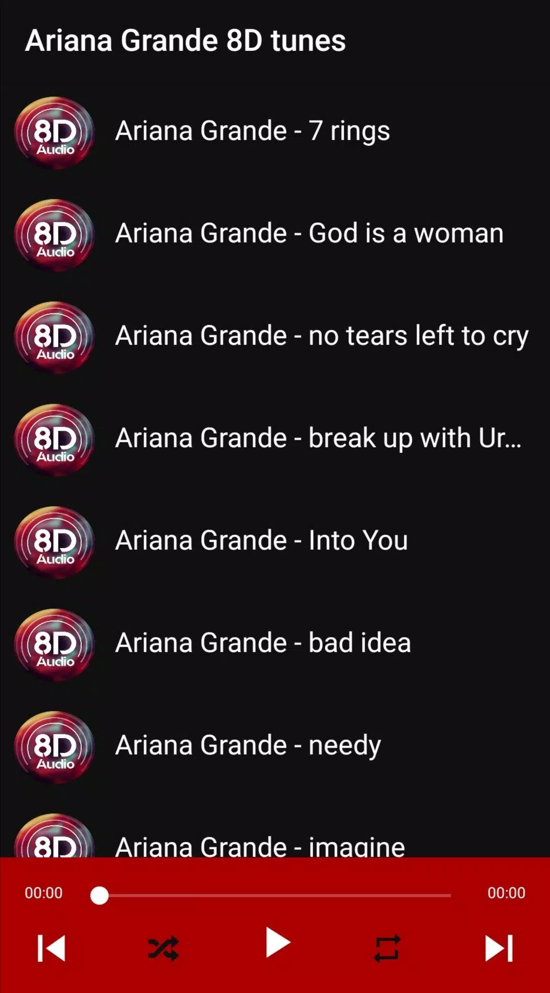 Ariana Grande - 8D Music 🎧 APK for Android Download