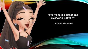 Ariana Grande Songs : Best Quotes App capture d'écran 1
