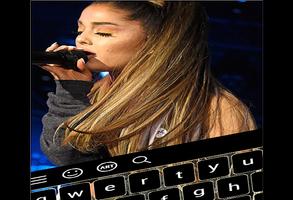 Ariana Grande Keyboard  Fans Affiche