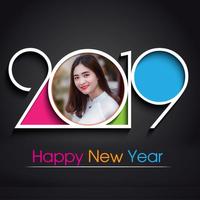 2019 New Year Photo Frames Affiche