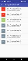 Georgia DMV practice test تصوير الشاشة 1
