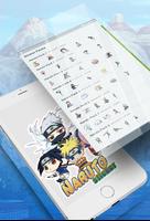 Cartoon Stickers Anime Manga WAStickerapps Affiche