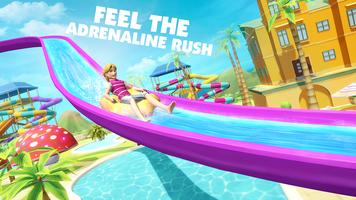 Waterslide Racing Stunt Game Ekran Görüntüsü 3