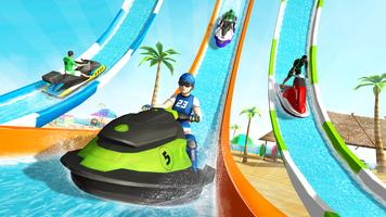 Jetski Racing Boat Games 3D imagem de tela 1