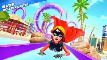 Crazy Water Slide Games Race Affiche