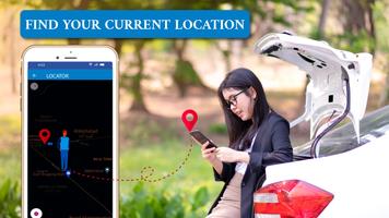 برنامه‌نما مکان یاب برنامه GPS عکس از صفحه