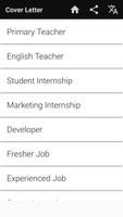 Cover Letter Maker for Resume CV Templates app PDF স্ক্রিনশট 2