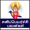 Sani Peyarchi 2019 Palangal in Tamil Prediction