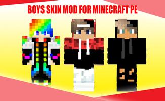 Minecraft skin : Boys Skins Affiche
