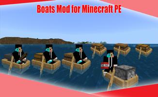 Mod Boats for Minecraft Affiche