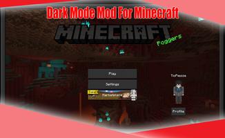 Dark Mode Mod For Minecraft Affiche