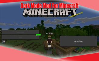 Dark Mode Mod For Minecraft capture d'écran 1