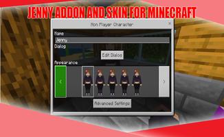 3 Schermata Minecraft Jenny Addon Mod