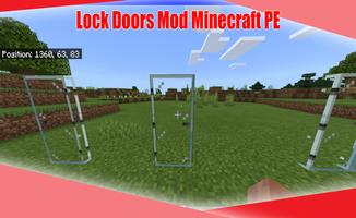 LockDoors Mod Minecraft Pocked Ekran Görüntüsü 3