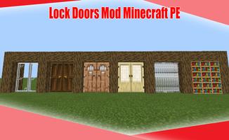 LockDoors Mod Minecraft Pocked Affiche
