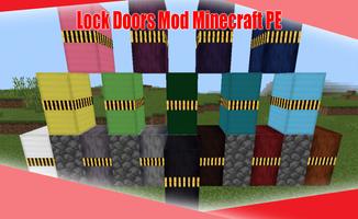 LockDoors Mod Minecraft Pocked Ekran Görüntüsü 1