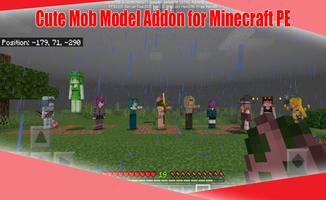 Cute Mobs mod for Minecraft PE poster