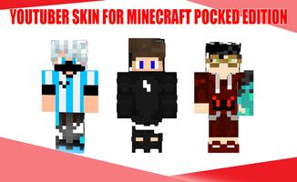 Minecraft skin: Youtubers skin تصوير الشاشة 1