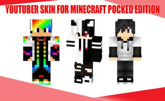 Minecraft skin: Youtubers skin تصوير الشاشة 2