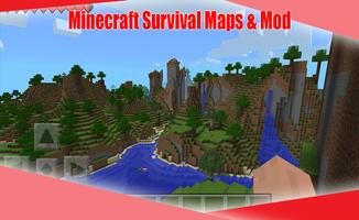 Survival Minecraft: Mod & maps Plakat
