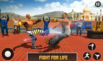 Grand Ring Battle: Fight Prisoner Karate Fighting capture d'écran 2