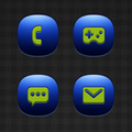 Candy Blue Icons