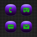Candy Purple Icons APK