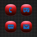 Candy Red Icons APK