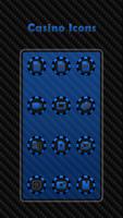 Casino - Blue Icons اسکرین شاٹ 1