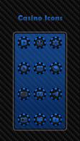 Casino - Blue Icons اسکرین شاٹ 2